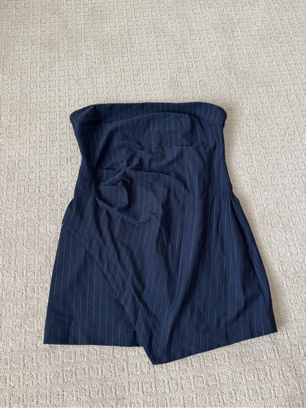 Pin stripe mini dress